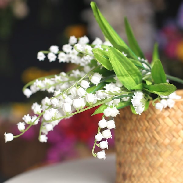 stic Allmänt Använd Full av Vitalitet Liljekonvalj Bröllop Konstgjord Blomma för Hemmet