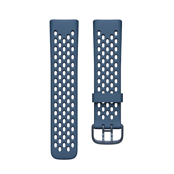 Blå Blå kompatibel med Fitbit Blaze Lærreim
