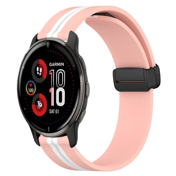 Silikoninen kellon ranneke, yhteensopiva Garmin Venu 2 Plus -kellon kanssa