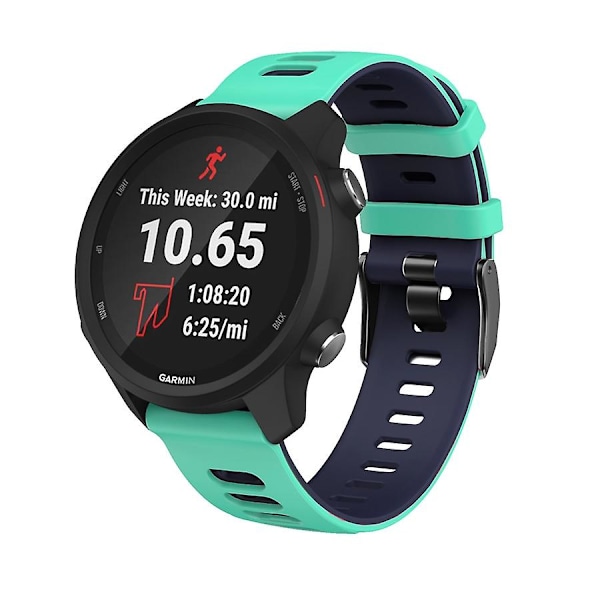 Grön Blå Grön Blå Klockarmband 20mm kompatibelt med Garmin Vivoactive 3 / Venu