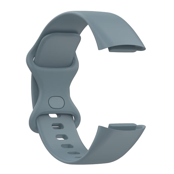 Stål Blå Stål Blå kompatibel med Fitbit Charge 5 Silikone Urrem S