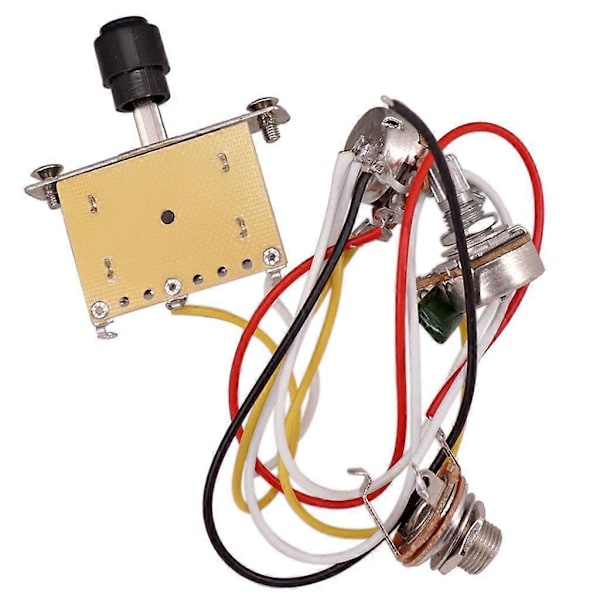 Ledningsnettsett 1 Volum & 1 Tone Pot Bryter for Elektriske Gitarer
