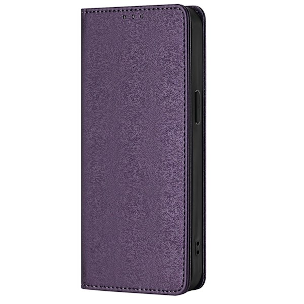 Fodral för iPhone 16 Lila Mode klassisk business Magnetisk Flip
