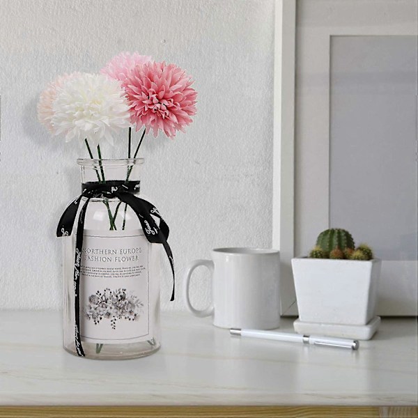 10 kpl Silkki Krysanteemi Pallo Kimput Hortensia Häihin Pink