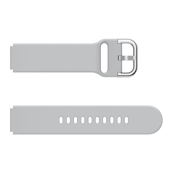 Grå Grå kompatibel med Xiaomi Mi Watch Silikone Urrem