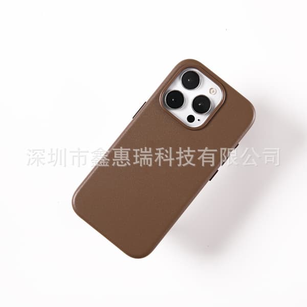 Fodral för iPhone 15 Plus animering + magnetisk + originalförpackning 【Exportkvalitet】Tau läder officiell webbplats Magnetisk