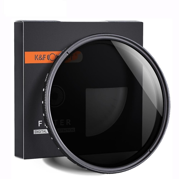Justerbar neutral densitetsfader - Variabelt kameralinsfilter 40.5mm