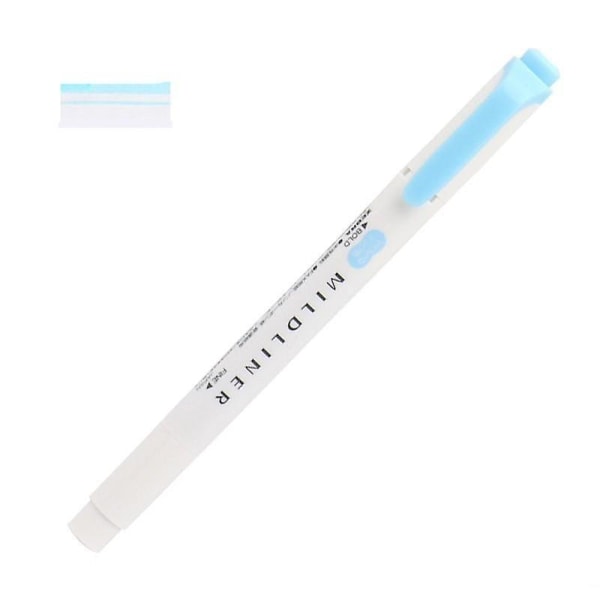 Mildliner Double Headed Highlighter / Marker Pen Sly Blue