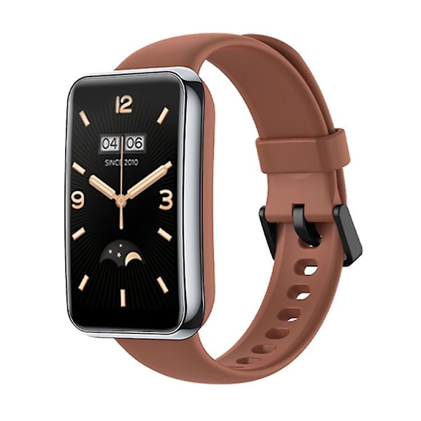 Ruskea TPU-kellonranneke, yhteensopiva Xiaomi Mi Band 7 Pron kanssa