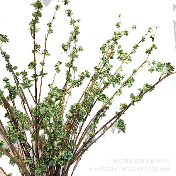 Lång Gren Röd Böna Frukt Simulation Kvistar Konstgjorda Blomstjälkar Blomsterarrangemang Fotografi Rekvisita Long branch adzuki bean fruit 130cm