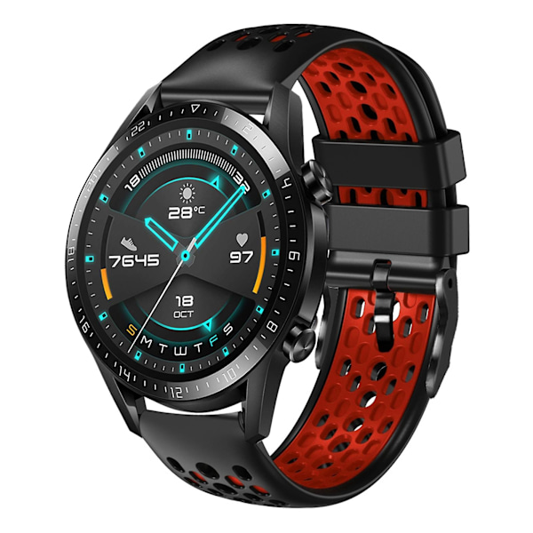 Silikonarmband kompatibelt med Huawei Watch Gt2 46mm