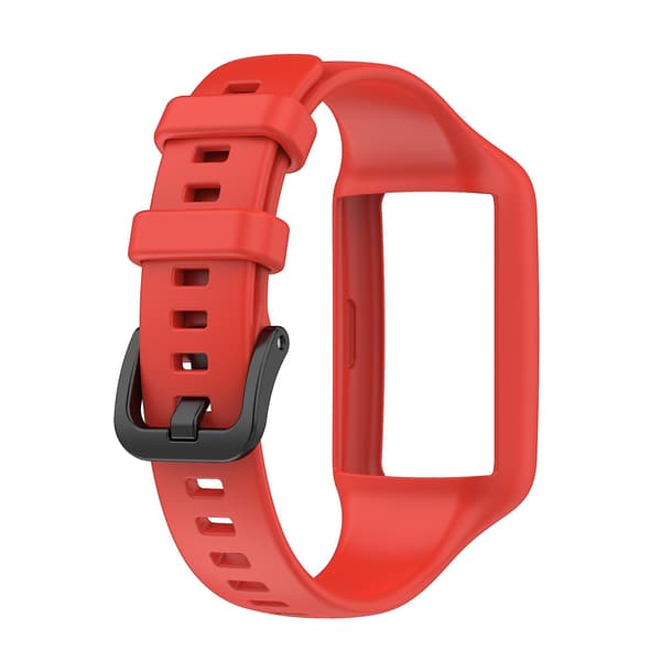 Röd Röd kompatibel med Huawei Band 7 / 6 Pro / 6 Silikon Armband