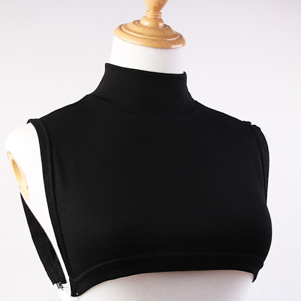 Dame falsk krage Avtakbar halv Half Turtleneck Menn All-Ma Red Ordinary thin