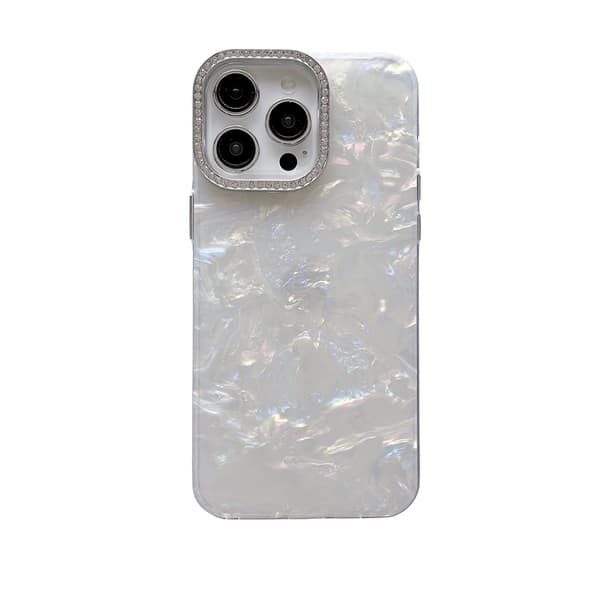 Etui til iPhone 16 Pro Max Glitter Diamant Aksent Rhinestone Aksent Noz28351