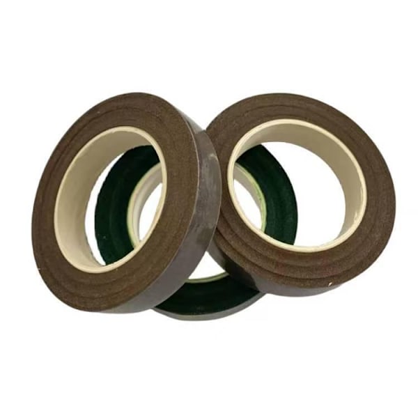 Blomsterstang av plastpose med simulerte blomster for DIY barns håndlagde blomsterarrangementer Brown 27 meters 1 roll