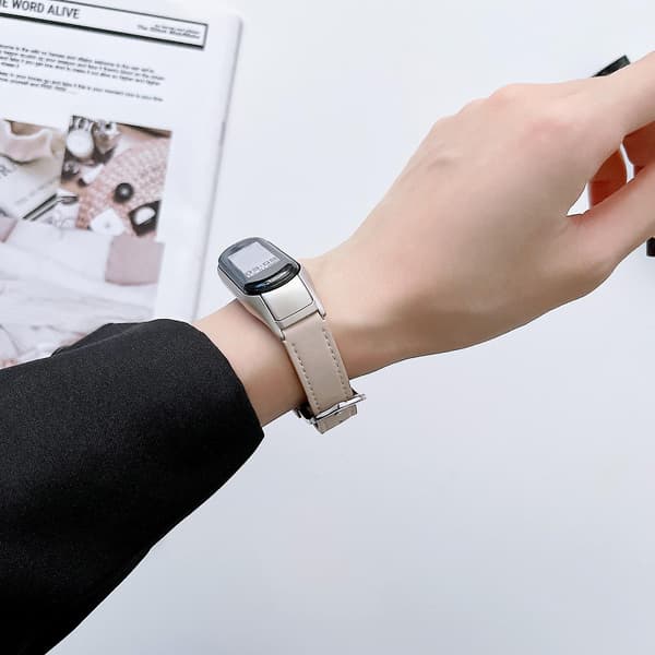 Läderarmband kompatibelt med Xiaomi Mi Band 7
