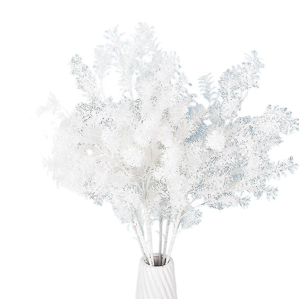 Simulerings Vanilj Bröllopsset Simuleringsväxt Skogsdekoration Projektlayout Falsk Blomma White