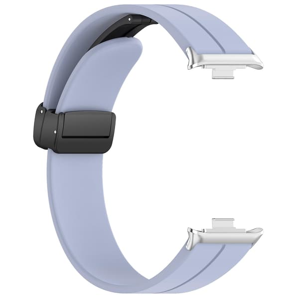 Lyseblå Lyseblå Magnetisk Spenne Silikonrem kompatibel med Redmi Watch 4