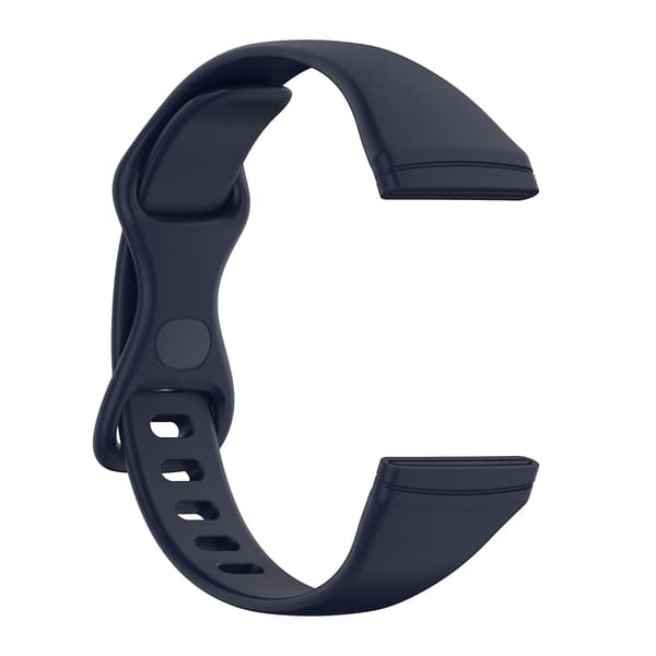 Mørkeblå Mørkeblå kompatibel med Fitbit Versa 4 / Versa 3 / Sense TPU-urrem, Størrelse: L