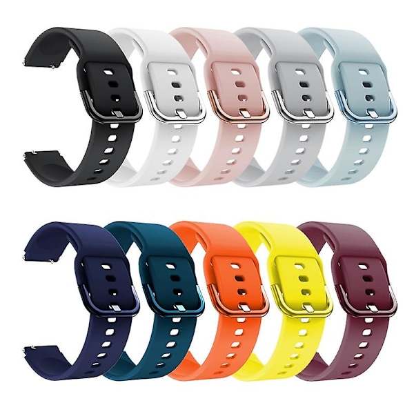 Grå Grå kompatibel med Xiaomi Mi Watch Silikone Urrem