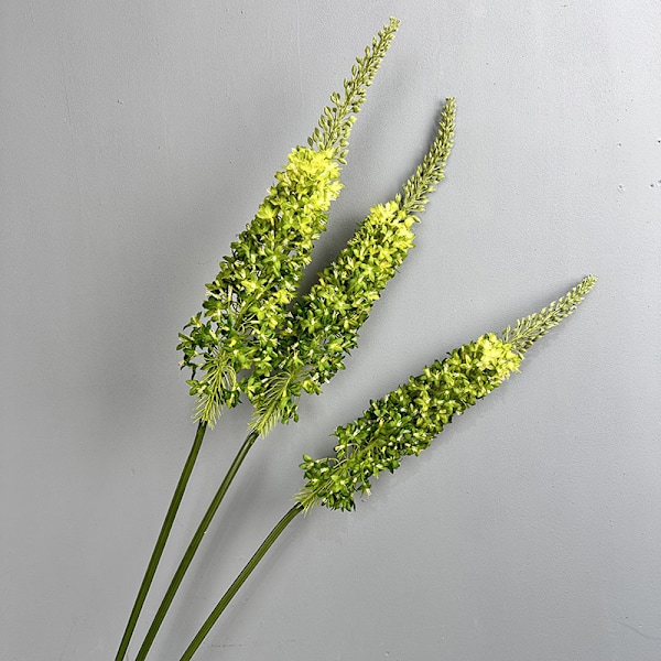 Kunstig Blomst Ridderspore Eremurus Ananas Arrangement Sett for Hjem Hotell Dekor red
