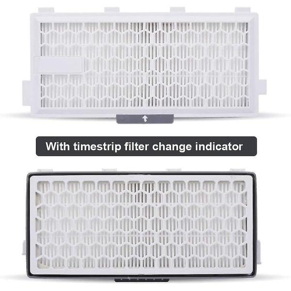 Ny set med 2 Airclean Plus-filter för Miele Air Clean Sf-ha 50, Komplett C2 C3, Compact C1 C2, 10107860