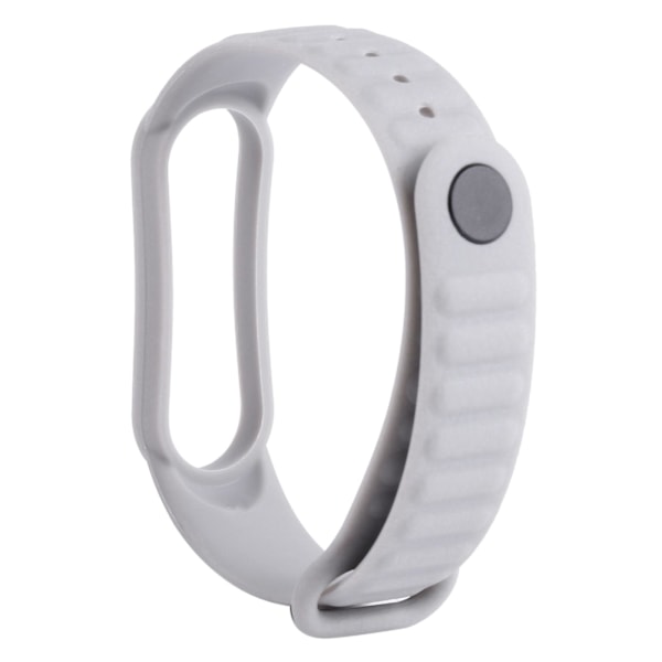 Grå Grå kompatibel med Xiaomi Mi Band 6 / 5 Universal Silikon Armbandsrem