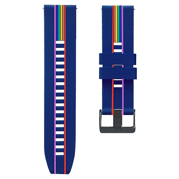 Blått silikonarmband kompatibelt med Huawei Watch Gt3 46mm