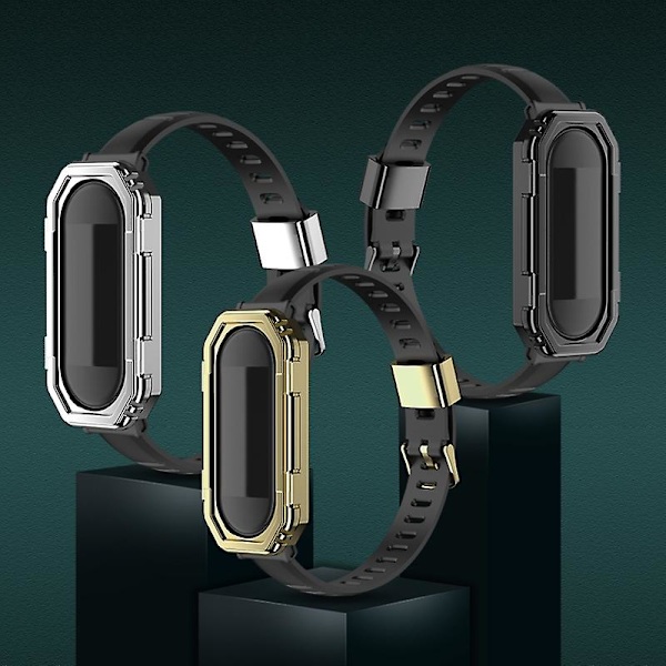 TPU Klockarmband + PC Skal kompatibelt med Xiaomi Mi Band 6 / 5