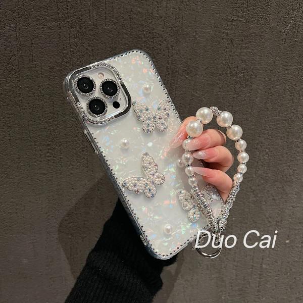 Etui til iPhone 16 Pro Rhinestone Accent Noz36450
