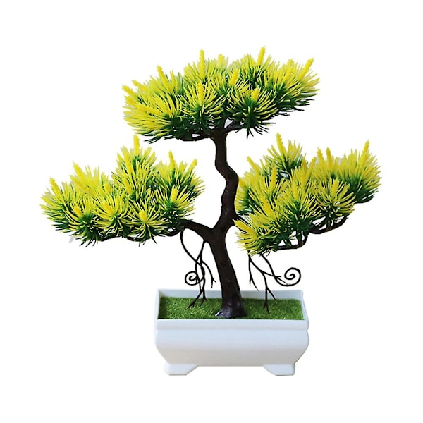 1st Konstgjord Växt i Kruka Tall Bonsai Scen Trädgård Bröllopsfest Dekor