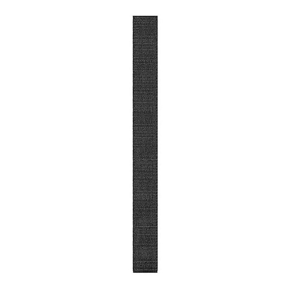 Sort Sort 26mm Nylon Urrem kompatibel med Garmin Fenix 6X