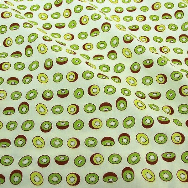 Fruit Paradise tecknade mönster Twill bomull andas tygtyg Multi 50x80cm