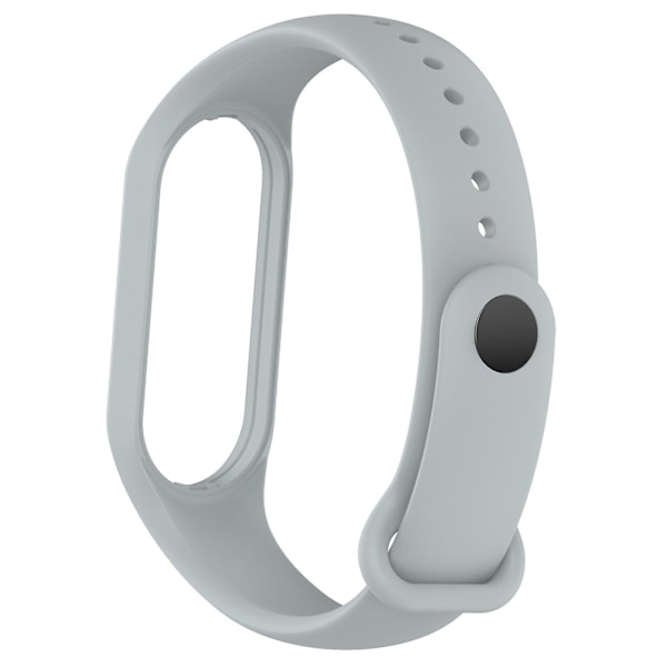 Grå Grå Silikone Urrem kompatibel med Xiaomi Mi Band 7 kompatibel med Xiaomi Mi Band 7 / 7nfc / 6 / 6 Nfc / 5 / 5 Nfc / Amazfit Band 5