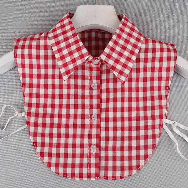 Naisten tekoviulus Irrotettava puoli Irrotettava paita Kaikkiin sopiva Black Plaid
