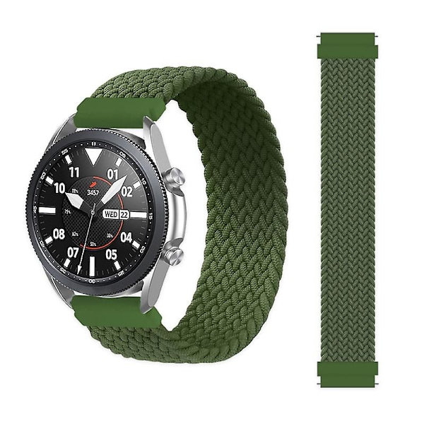 Army Green Army Green kompatibel med Garmin Vivoactive 3 Klokkereim, Størrelse: 155mm
