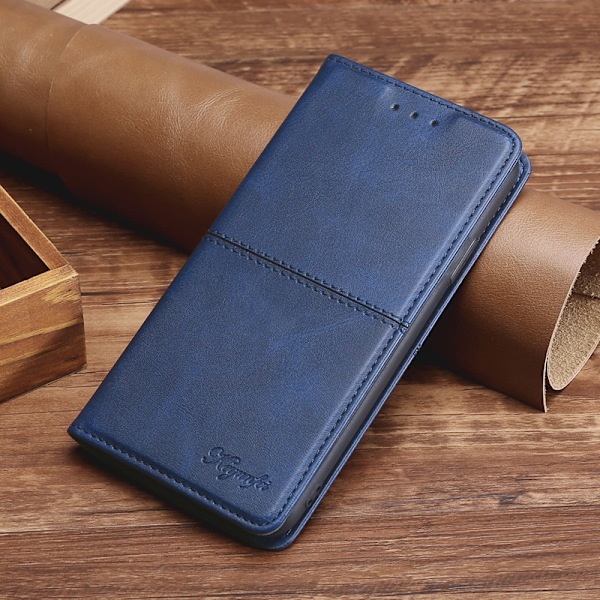 Etui til iPhone 16 Pro blå Magnetisk Flip