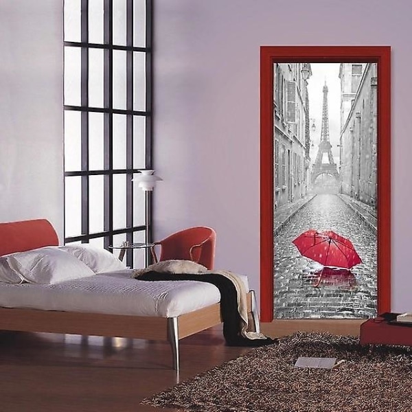 Bild självhäftande vattentät tapet - Pvc väggmålning Papper Print Art 3d 95x215cm / YXCV2058-08