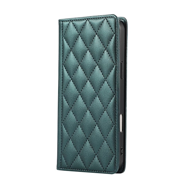 Fodral för iPhone 13 mini Mörkgrön Magnetisk ins korthållare diamant Plånbok med Korthållare Flip