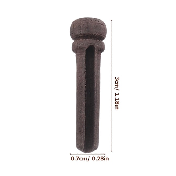 6 stk. Broendepinner i Palisander for Gitar