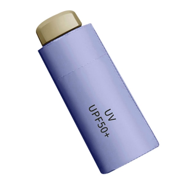 Ultralet Flad Paraply UV Solbeskyttelse Paraply Regn Paraply Lille Bærbar Lavender