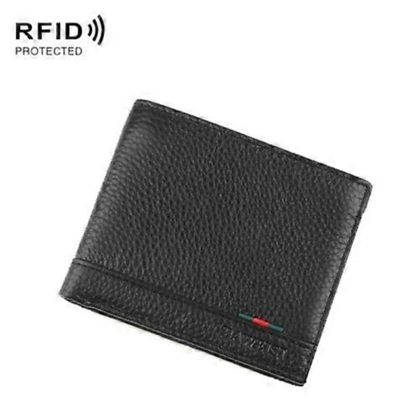 Baweisi A-6513-1 Herre Casual Kort RFID Lommebok Multifunksjonell Kortholder