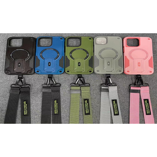 Etui til iPhone 15 Magnetisk Stativdesign Noz30286