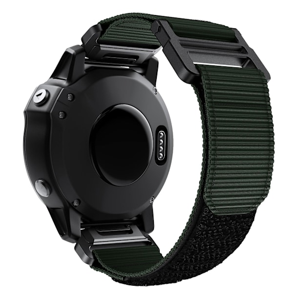 Armégrön Armégrön Nylon Klockarmband kompatibelt med Garmin Fenix 7x
