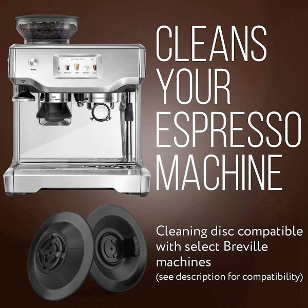 Nya Espresso Rengöringssatser Disc För Breville Espressomaskiner - 54mm