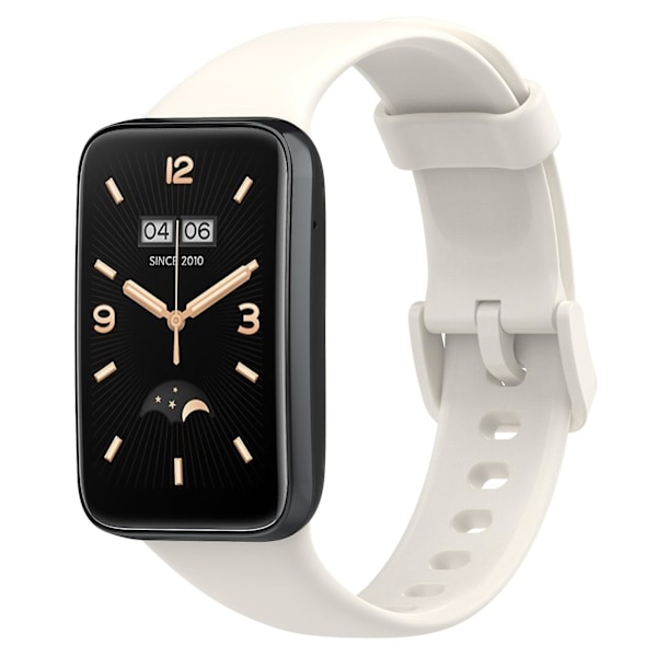 Vit Vit Enfärgad Silikon Armbandsrem