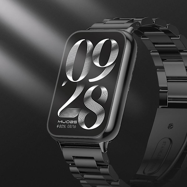 Mijobs Tre-Perle Rem kompatibel med Xiaomi Mi Band 8 Pro