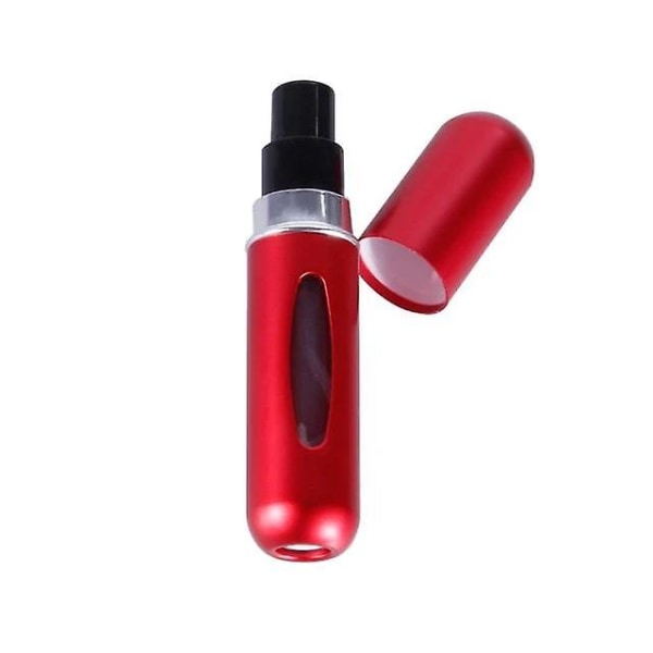 Portabel mini påfyllningsbar parfymflaska spray 5 ml matte RED