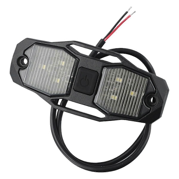 Roll Bar Feste LED Kupollys Rock Light med Bryter Universal for -RZR UTV ATV Erstatt Biltilbehør