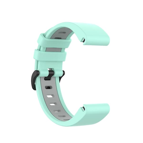 Teal Grå Teal Grå kompatibel med Garmin Fenix 6s reim